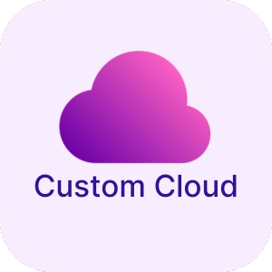 custom cloud icon